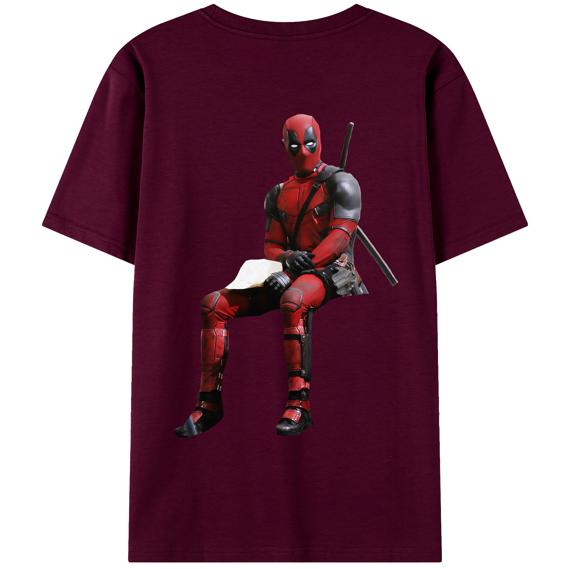 （画像用） Deadpool デッドプール レディース半袖Tシャツ(バックプリント)